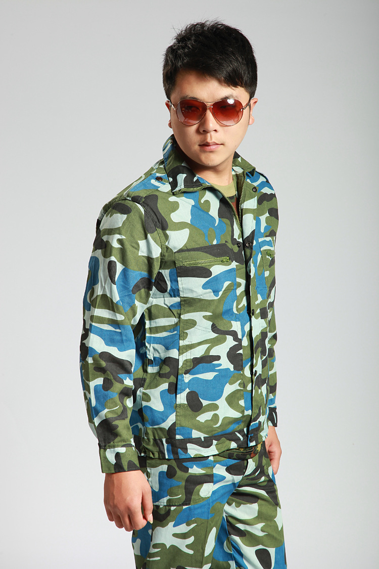 迷彩服 军训 海洋迷彩套服 学生军训迷彩服 工作服 劳保服