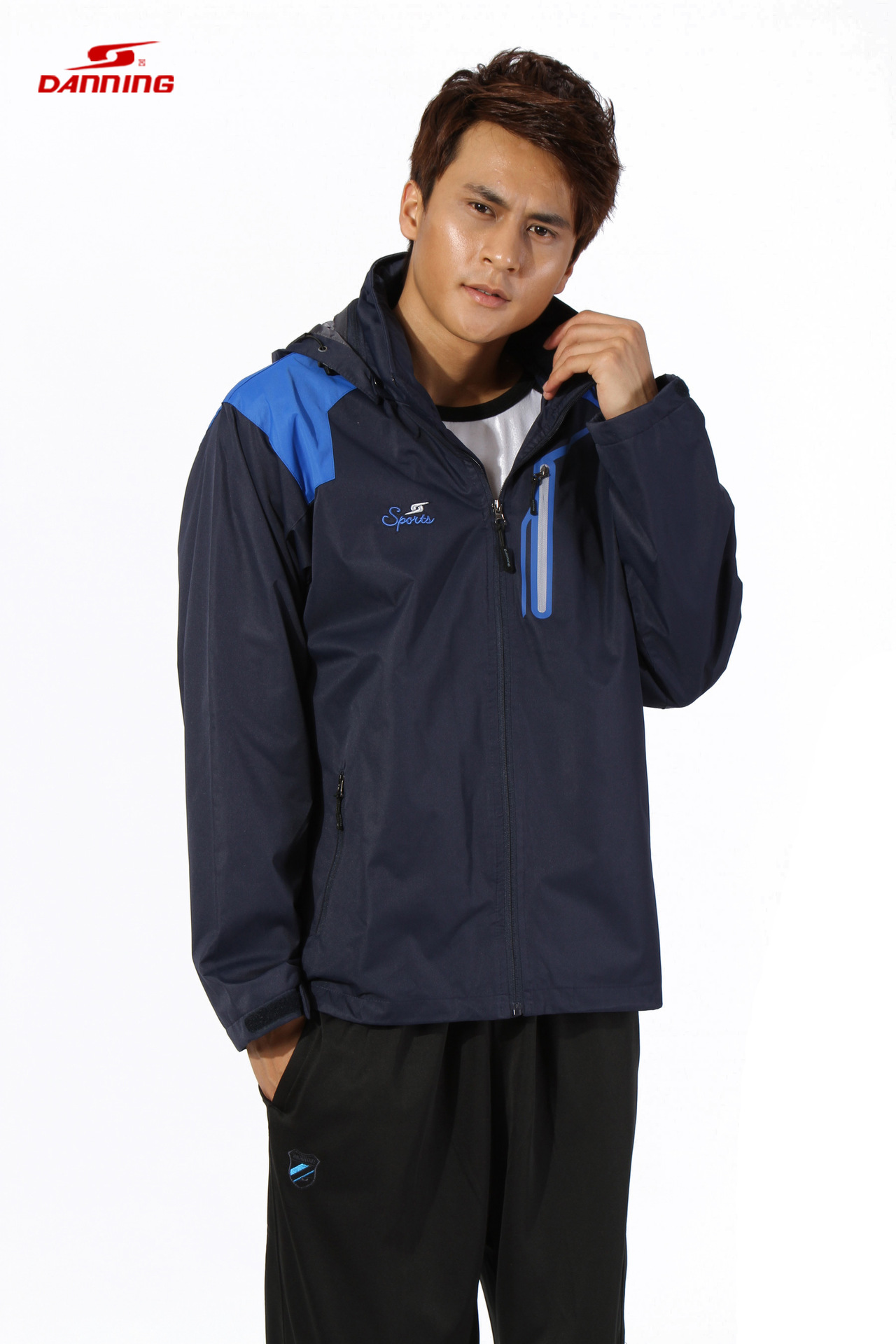 丹宁厂家批发 优质供应男士单衣休闲运动外套 保暖百搭运动外套