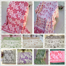 【欢洋牌】厂家批发 毛巾被 竹纤维毯子 成人毛巾被