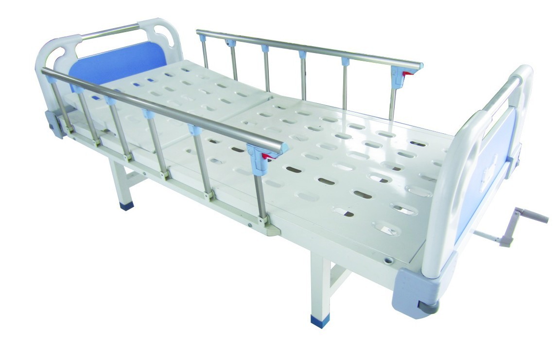 厂家供应病床,医用床,shd-412-abs床头方管腿双摇床 手术床