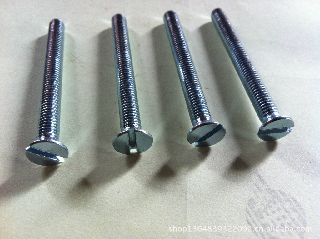 厂家**一字洗槽螺钉 din963 一字机螺丝