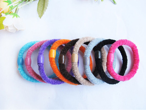 زينة الرأس  Wholesale A1023  Solid rubber ring to fine woolen Tousheng / hair jewelry