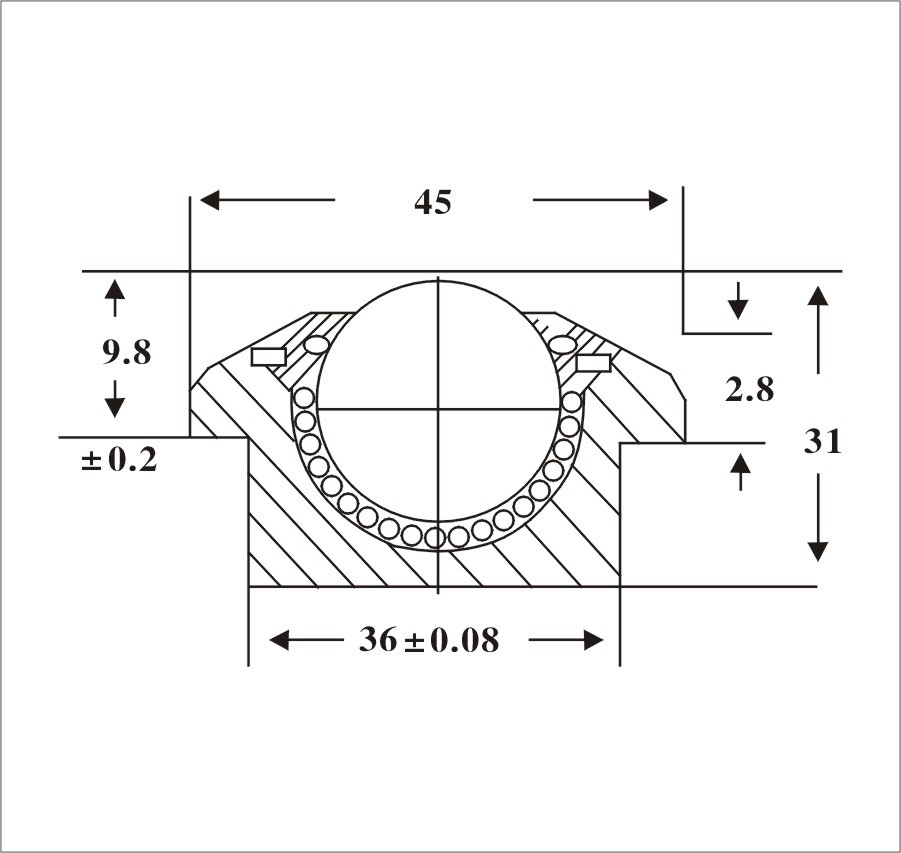 荐sp22d 多规格尼龙万向球 万向球轴承 尺寸齐全