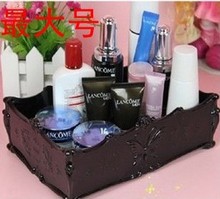 韩国外贸安娜化妆品收纳盒 蝴蝶化妆盒 复古化妆盒 方形收纳盒