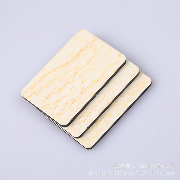 厂家直销 供应 内外墙板装饰金线米黄 常州氟碳铝塑板