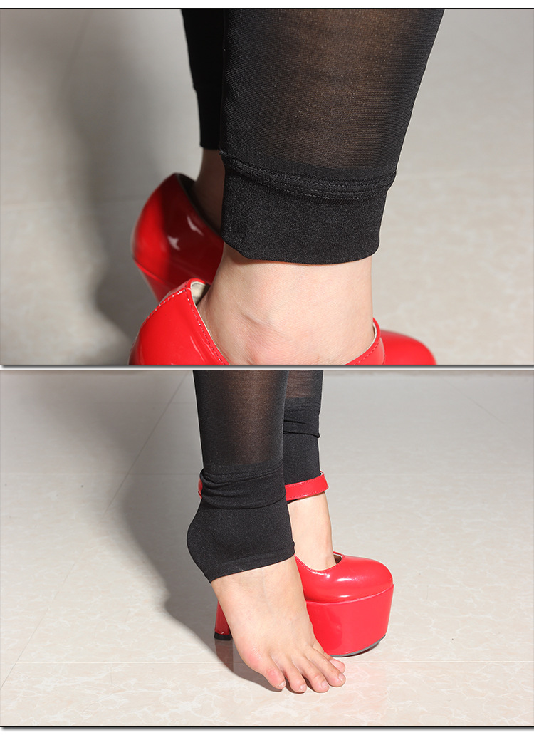 2013新款 加厚双层保暖 双面加裆 t裆 蝴蝶裆 假透肉踩脚打底裤