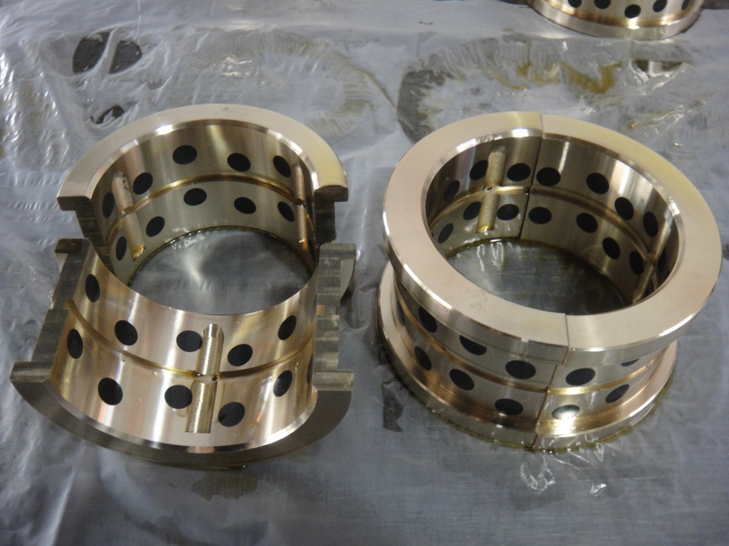 厂家供应滑动轴承径向固定润滑铜基合金轴承