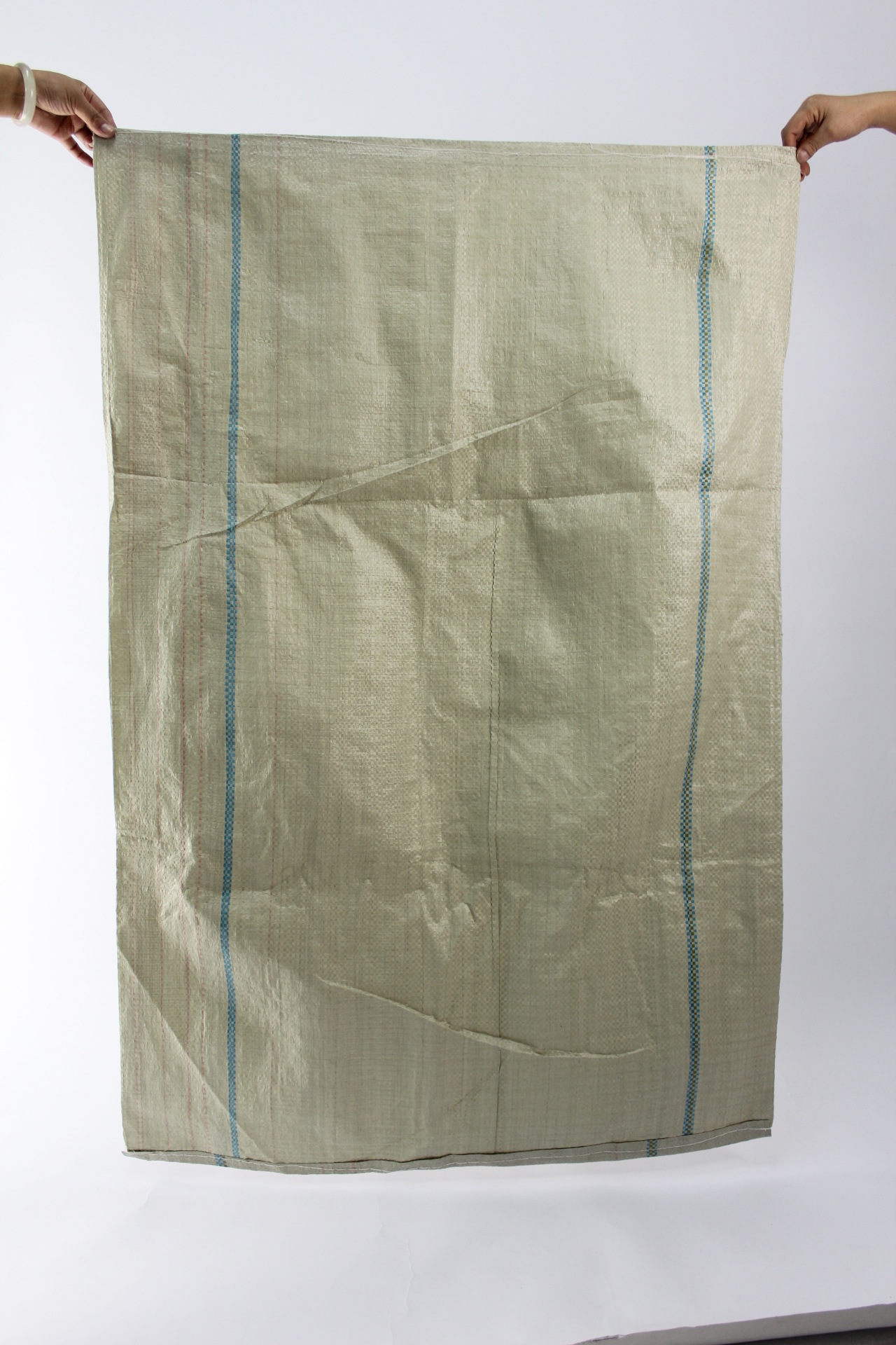 灰绿色编织袋打包袋子加厚麻袋蛇皮袋大号塑料口袋搬家物流90*120