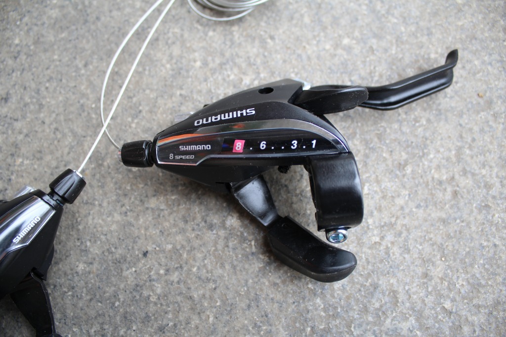 shimano喜玛诺ef65-8指拨8速连体指拨禧玛诺24速联体指拨