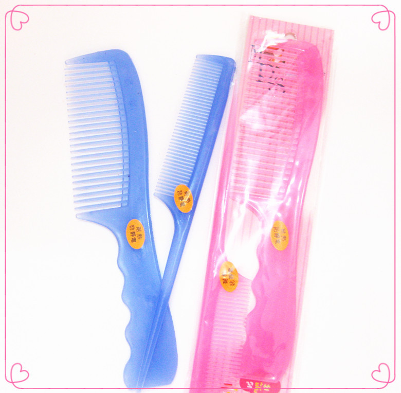 梳子  美发梳 彩色对梳  塑料梳 一元批发地摊详情1
