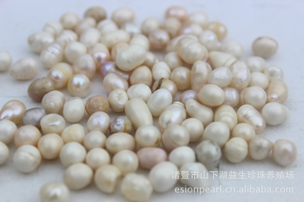 【益生】批发 白珠 药用珠 磨粉 白玉珠子 可供佛 垫鱼缸 散珠