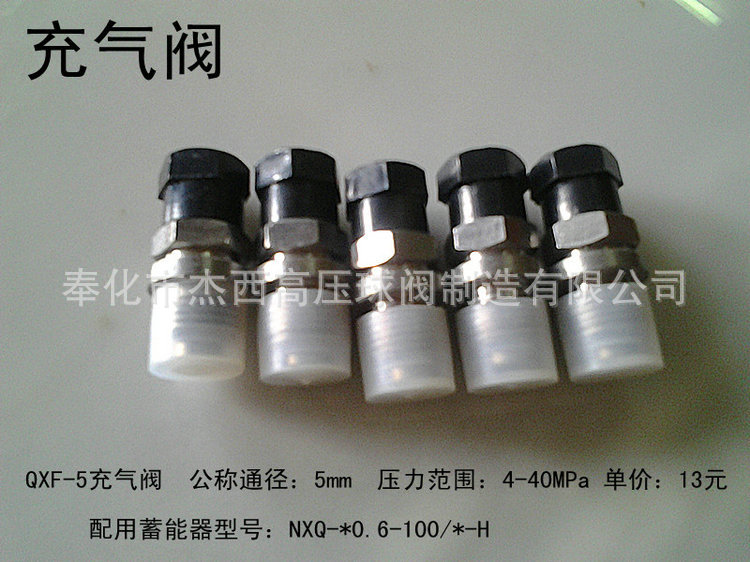 厂家直销qxf-5���氮气充气阀直通高压充气阀蓄能器手动换向充气阀 ￥12