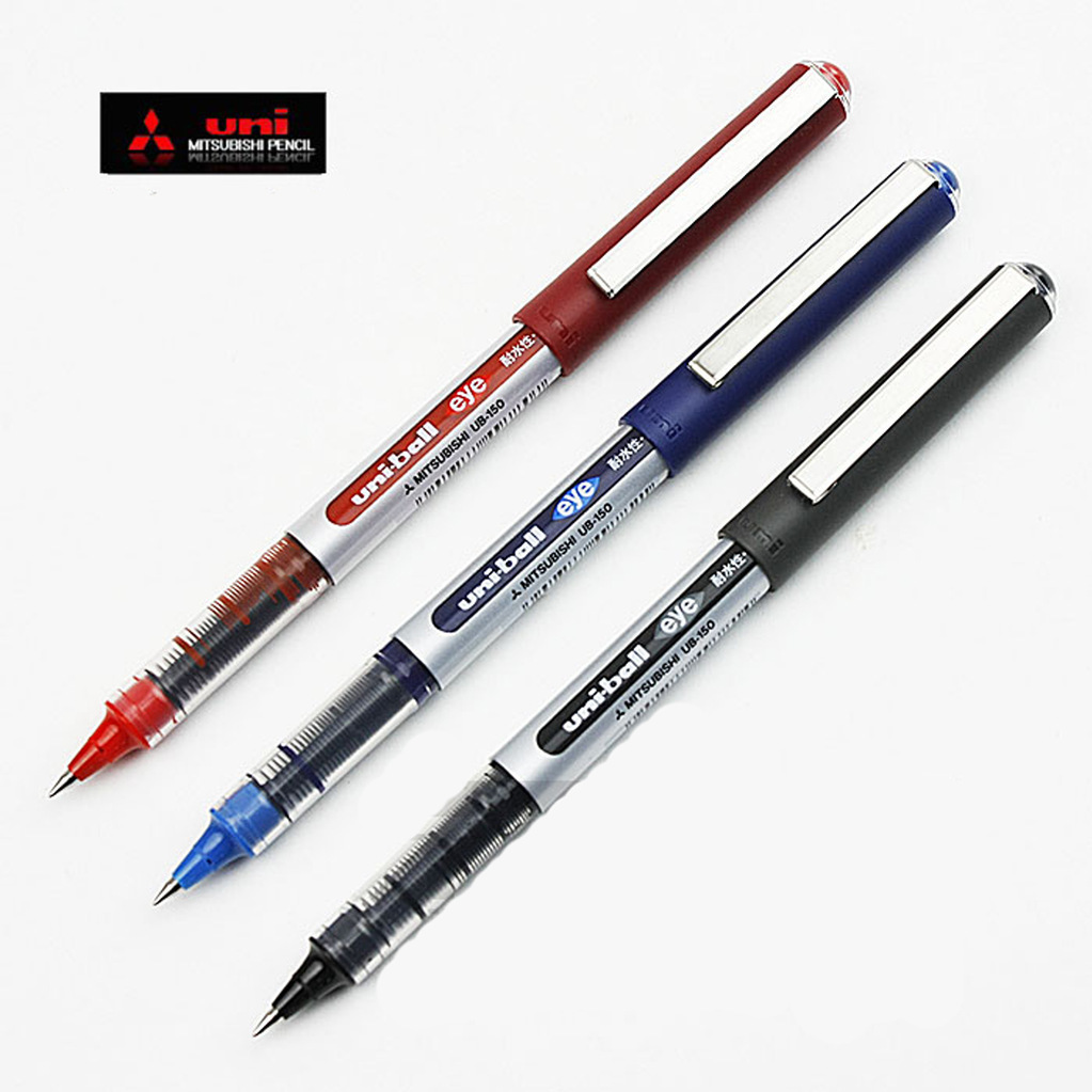 【正品经典】日本三菱ub-150直注式防水走珠笔 书写流畅 经典款式