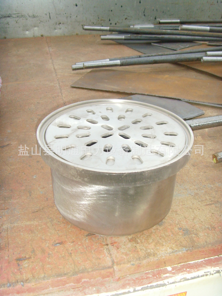 供应铸铁直通式地漏 铸铁有水封地漏04s301(碳钢)