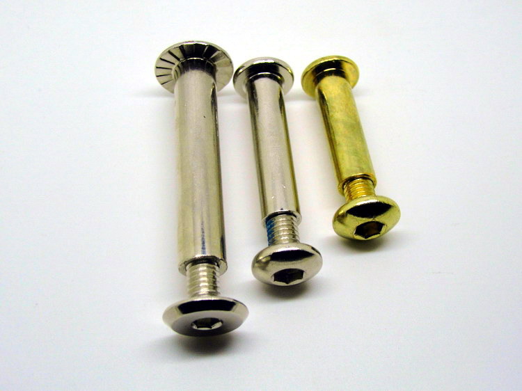 公母螺丝 对锁子母螺丝账本螺钉 圆头内六角溜冰鞋轮椅沙滩椅螺丝