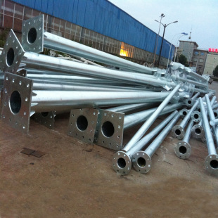 厂家供应标志杆 热镀锌 交通 道路 指示 单悬 f型 公路 警示标杆