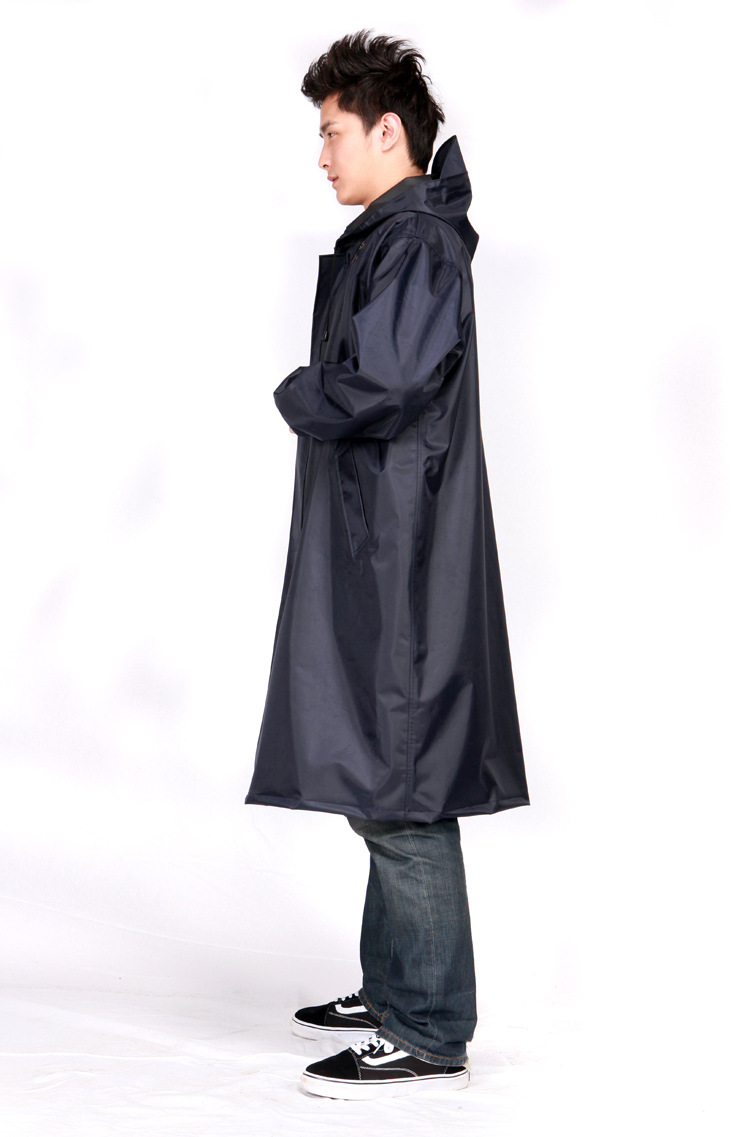 正招季节雨衣男士 成人户外骑行徒步防水雨披 时尚长款雨衣批发