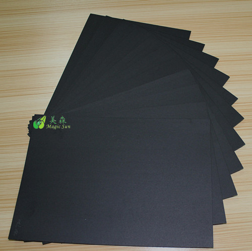 双面涂布黑卡纸|黑咭纸厂家供应