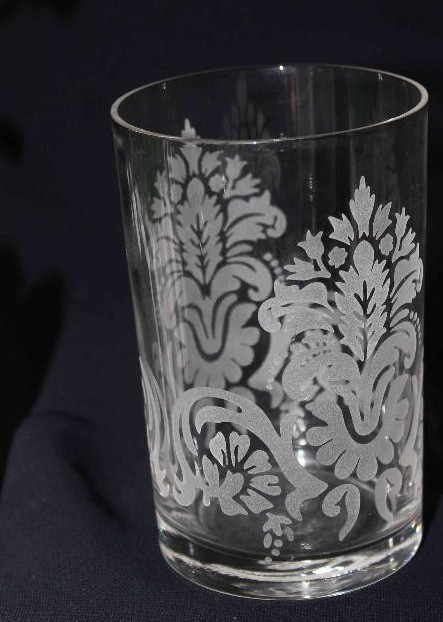 喷砂玻璃杯 玻璃杯