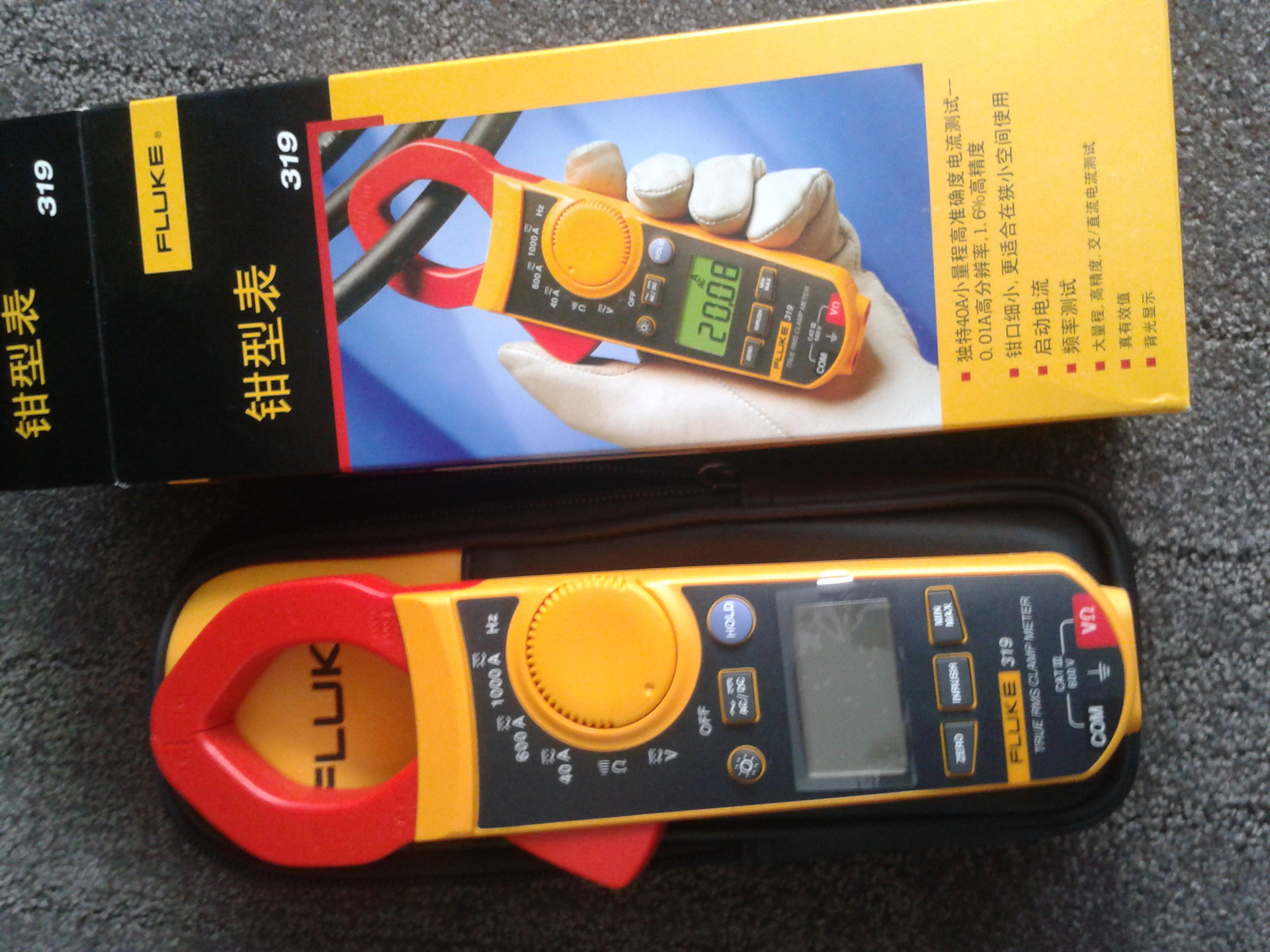 美国福禄克f319钳形表