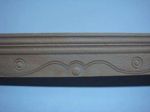 现货供应7cm宽波浪形床头靠背装饰木线条