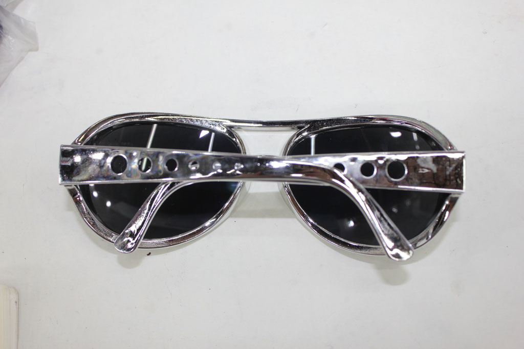 猫王眼镜,电镀金色眼镜,经典眼镜,party眼镜