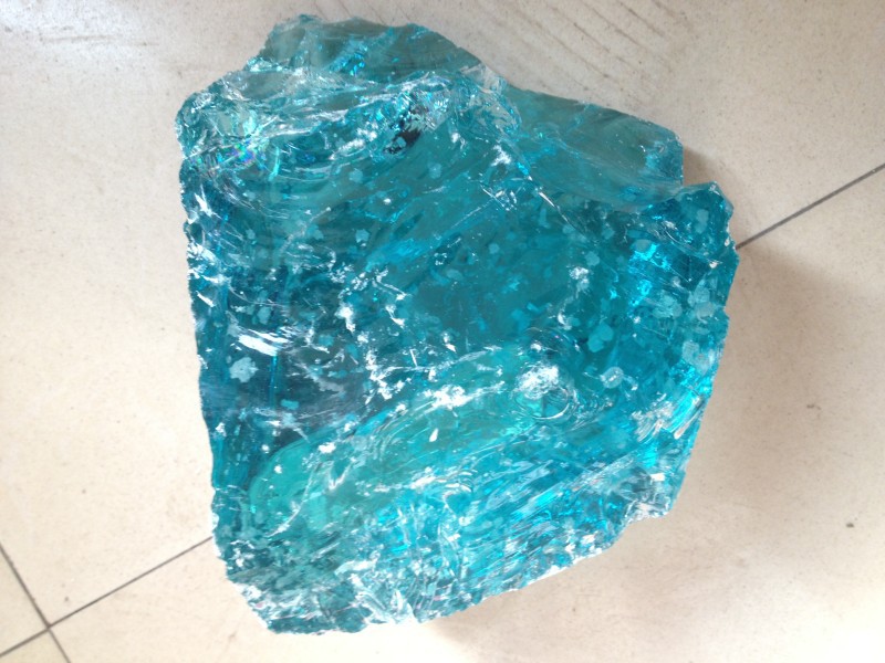 水晶琉璃景观置石,景观石笼堆装用琉璃(玻璃)大石头,露台石