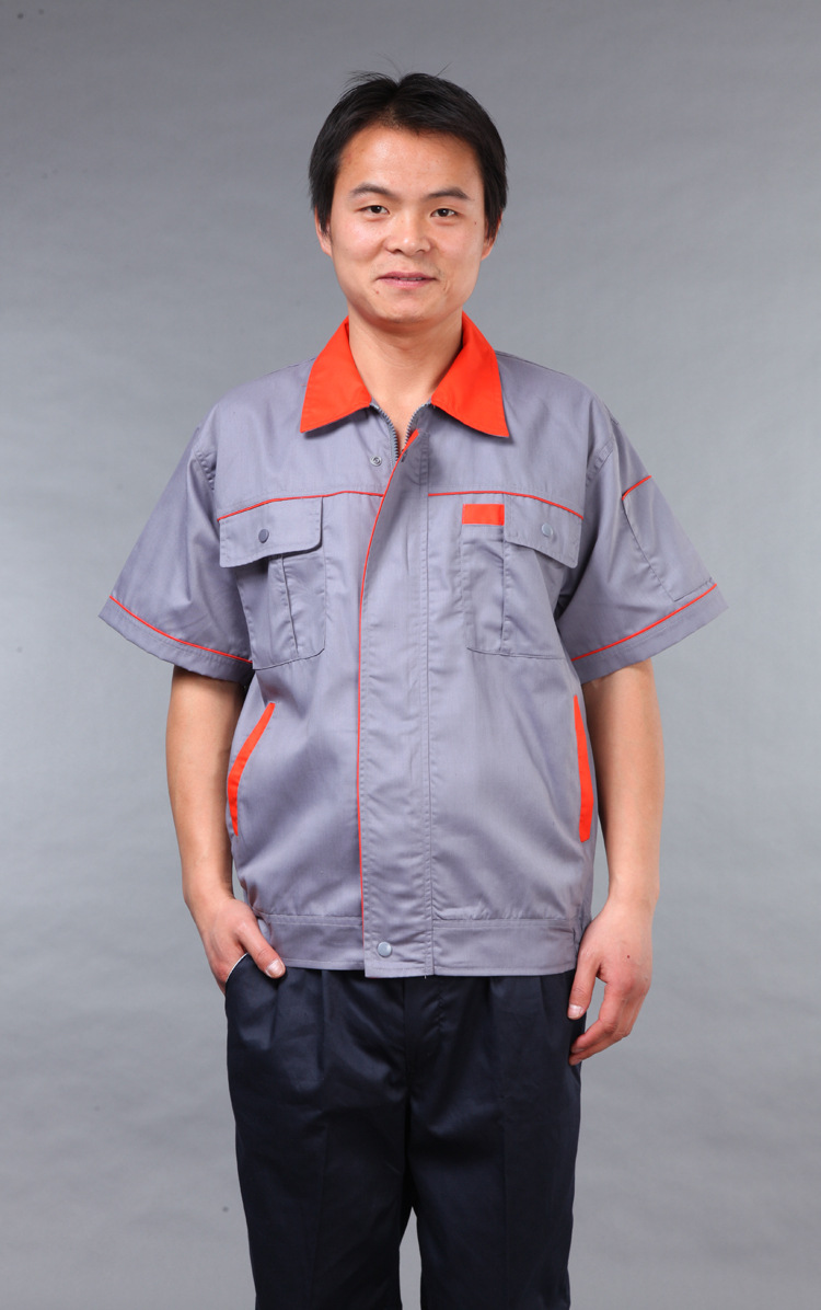 龙岗服装厂定制夏季轻透吸湿排汗 普通厂服 工衣定做 劳保服套装