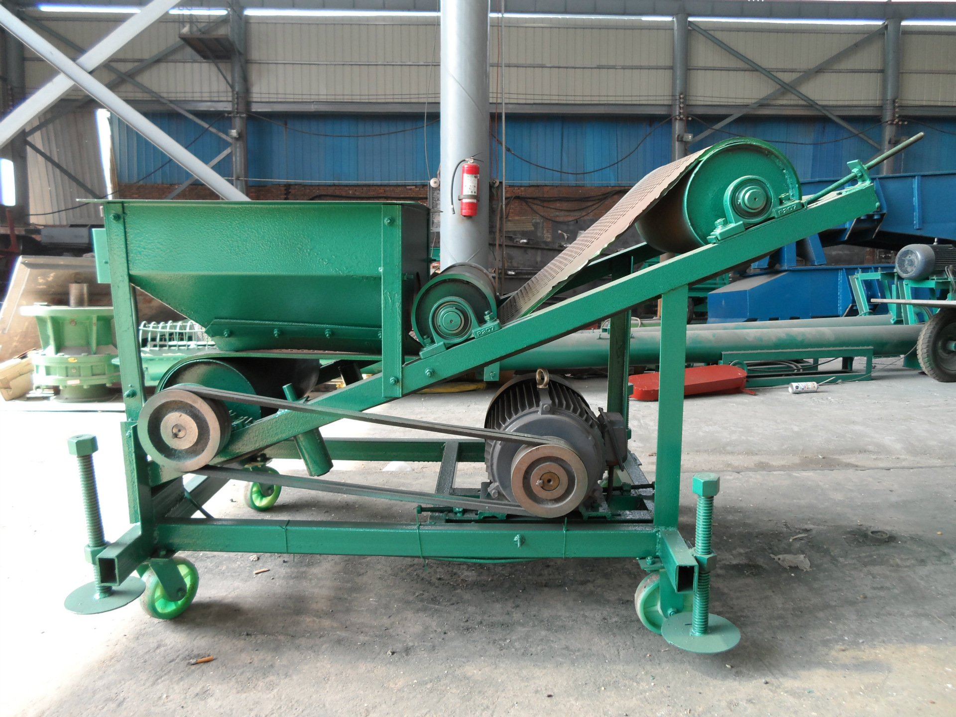 玉米小麦抛粮机 粮食扬场入仓机 电动无风扬场机