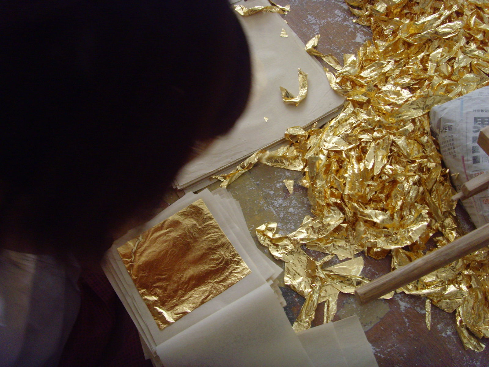 供应贴金箔原材料大酒店贴金箔,宾馆贴金