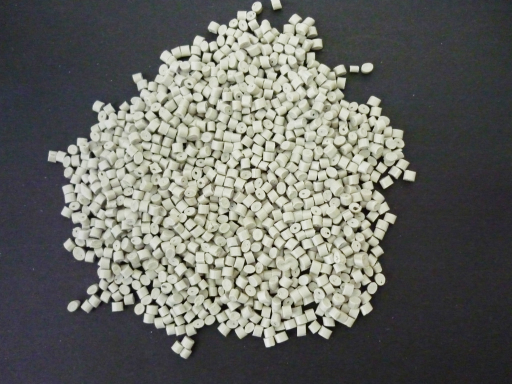 厂家直销 灰白色 改性hips 再生塑料颗粒子 质量稳定