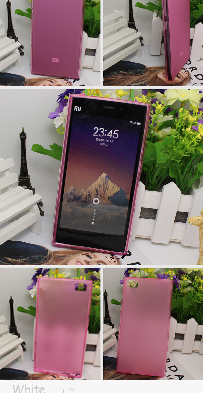 小米3手机壳 小米3手机保护壳 小米3手机套 硅胶套 软 磨砂壳