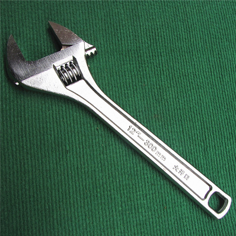 供应长城精工活络扳手 豪华大开口带刻度扳手 12寸/300mm活动扳手