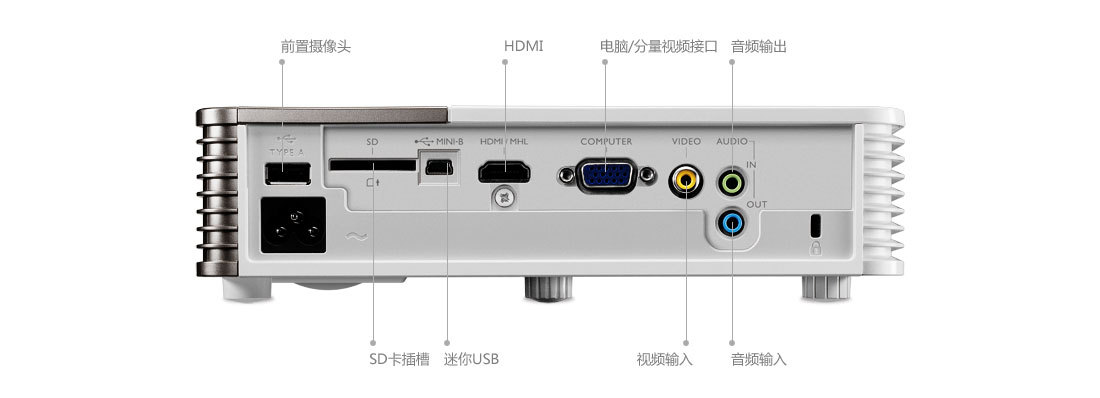 明基新款短焦宽屏投影机gp20隆重上市 自带无线功能