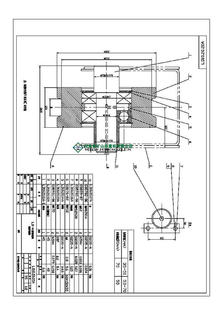 ld300行车轮 行车行走轮 单梁起重机用行车主动/被动行车轮