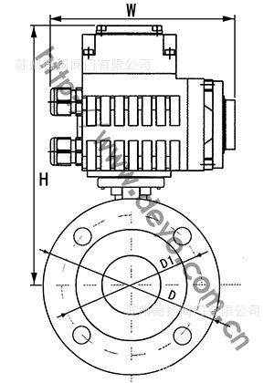 电动球阀尺寸图