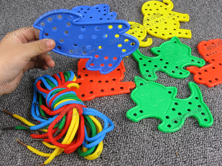 儿童穿线板.塑料亲子益智.幼儿园亲子早教教具.