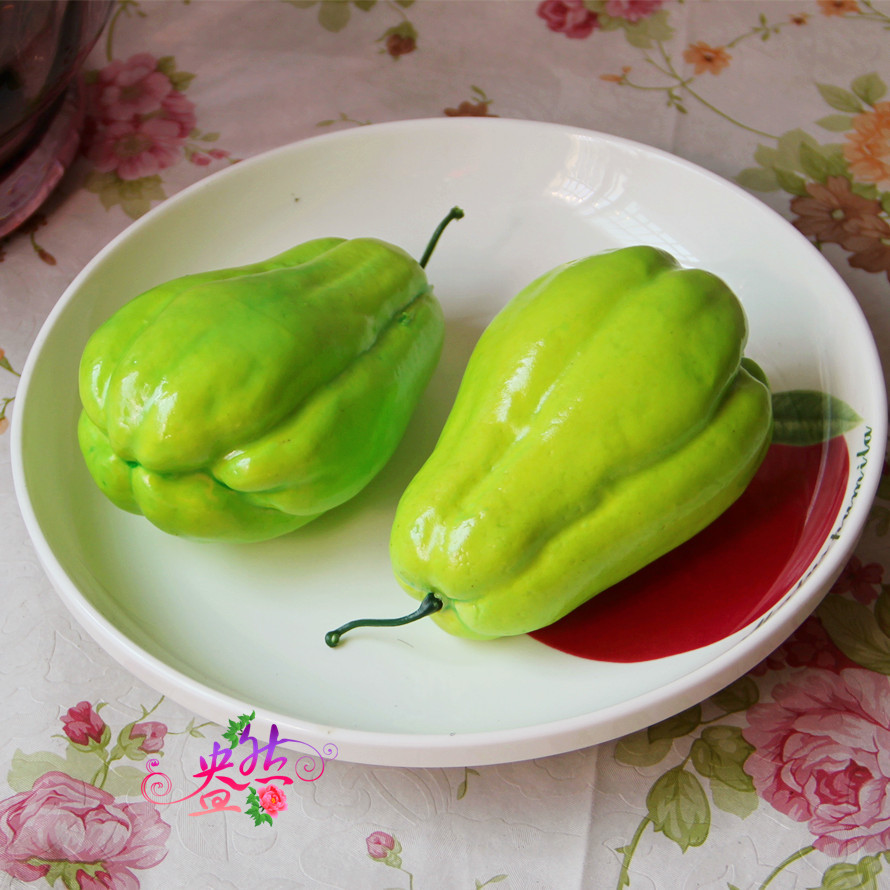 厂家直销仿真佛手瓜 假蔬菜水果模型批发 _其他材质工艺品_列表网