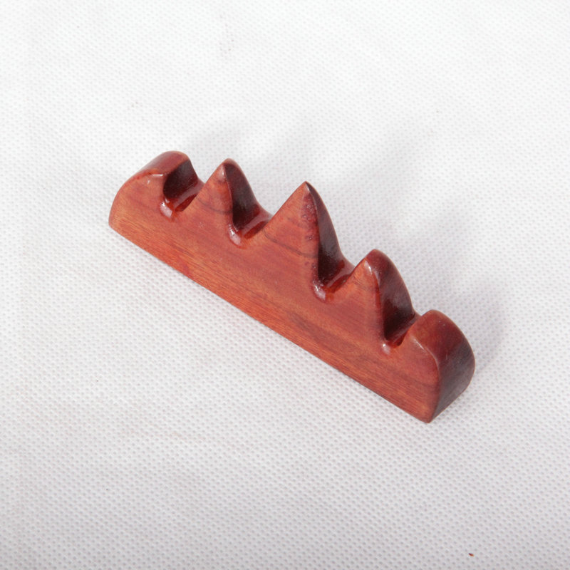 红木笔山红檀木笔格 红木五指山笔格 文房用品 实木质笔山笔格