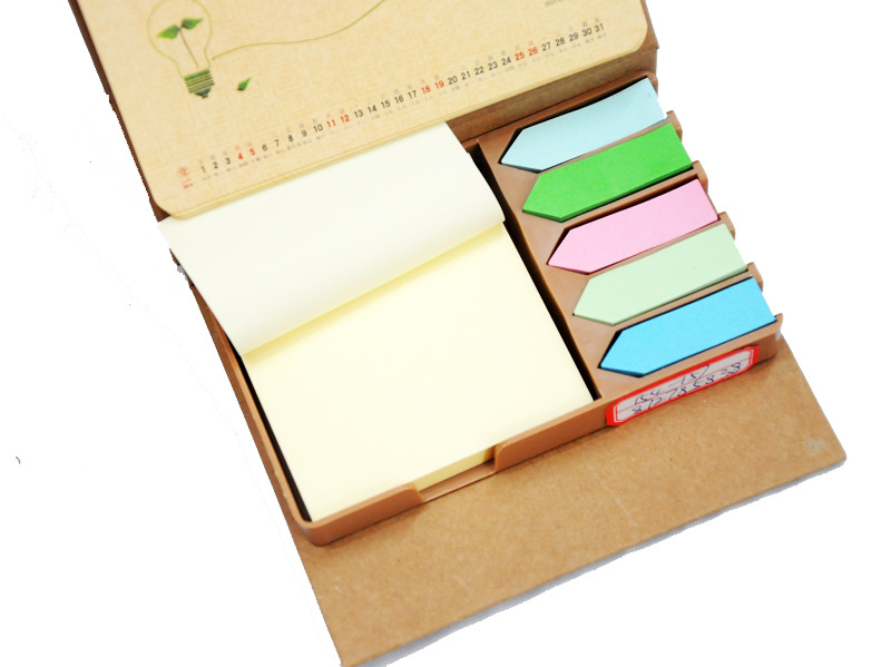 新品高档台历 彩色便签条外贸爆款高级多功能台历桌边收纳