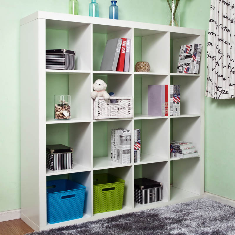 板式简约书柜储物柜 北欧客厅白色多功能组合书架 简易书柜定做