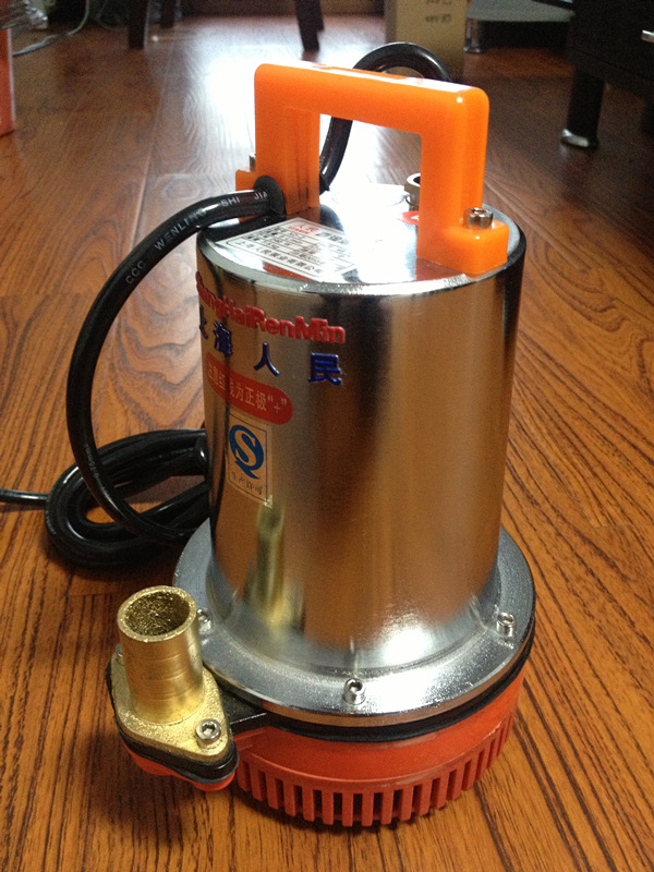 48v电动车抽水泵家用井水泵农用潜水泵12v24v自吸直流潜水泵