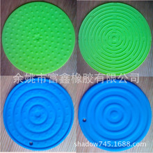 圆形防滑硅胶餐垫和杯垫 耐高温盘垫  厨房用品 厂家定制批发