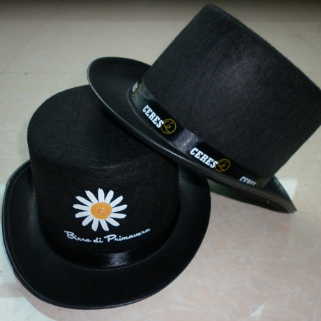供应 黑色法国高帽 魔术帽 总统帽 高头帽 高顶礼帽 林肯高帽