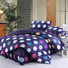 批发床上用品2013暴款仿纯棉全棉活性天丝磨毛床裙/床罩四件套