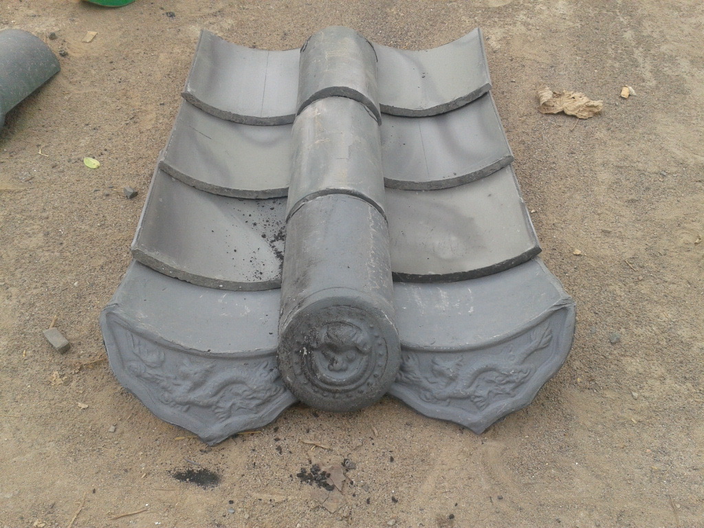 古建砖瓦勾头 斜沟滴水 古典建材 古建瓦 小青瓦 筒瓦规格齐全