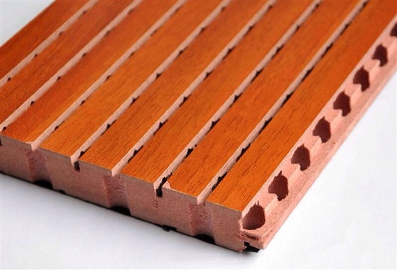 隔音槽板:   芯 材:15mm或18mm厚的mdf板材.