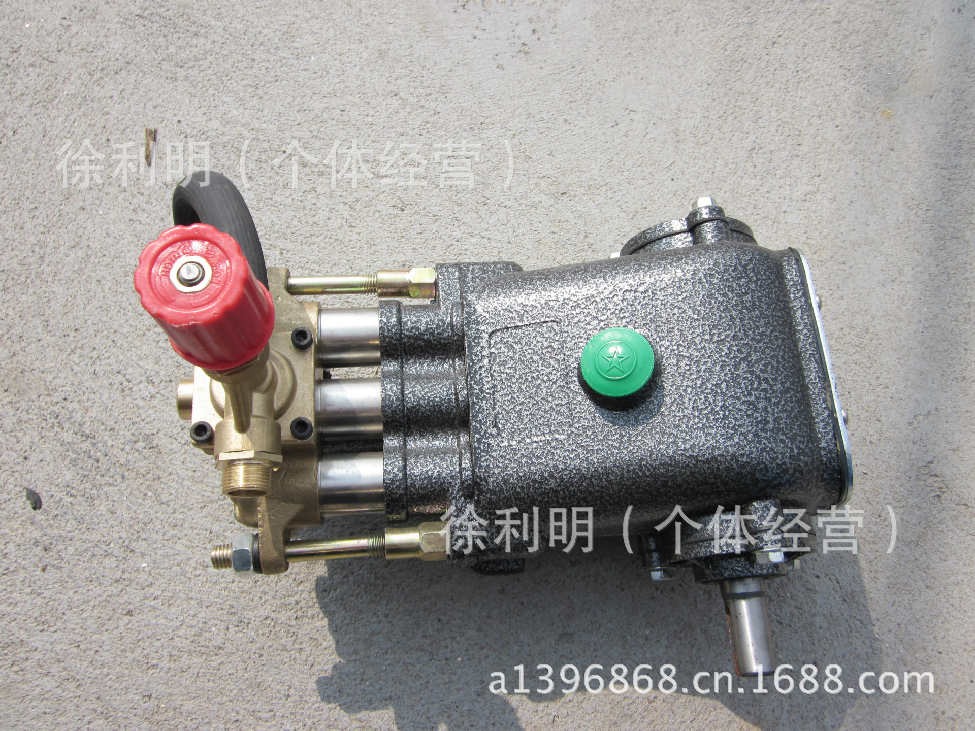 自产自销高压清洗机洗车机专用泵头高压洗车泵i55型58型铜泵头