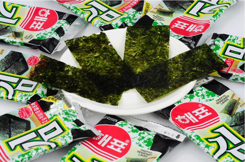 批发 韩国进口 海牌海苔 海飘即食紫菜一包 20g每包10袋一箱40包