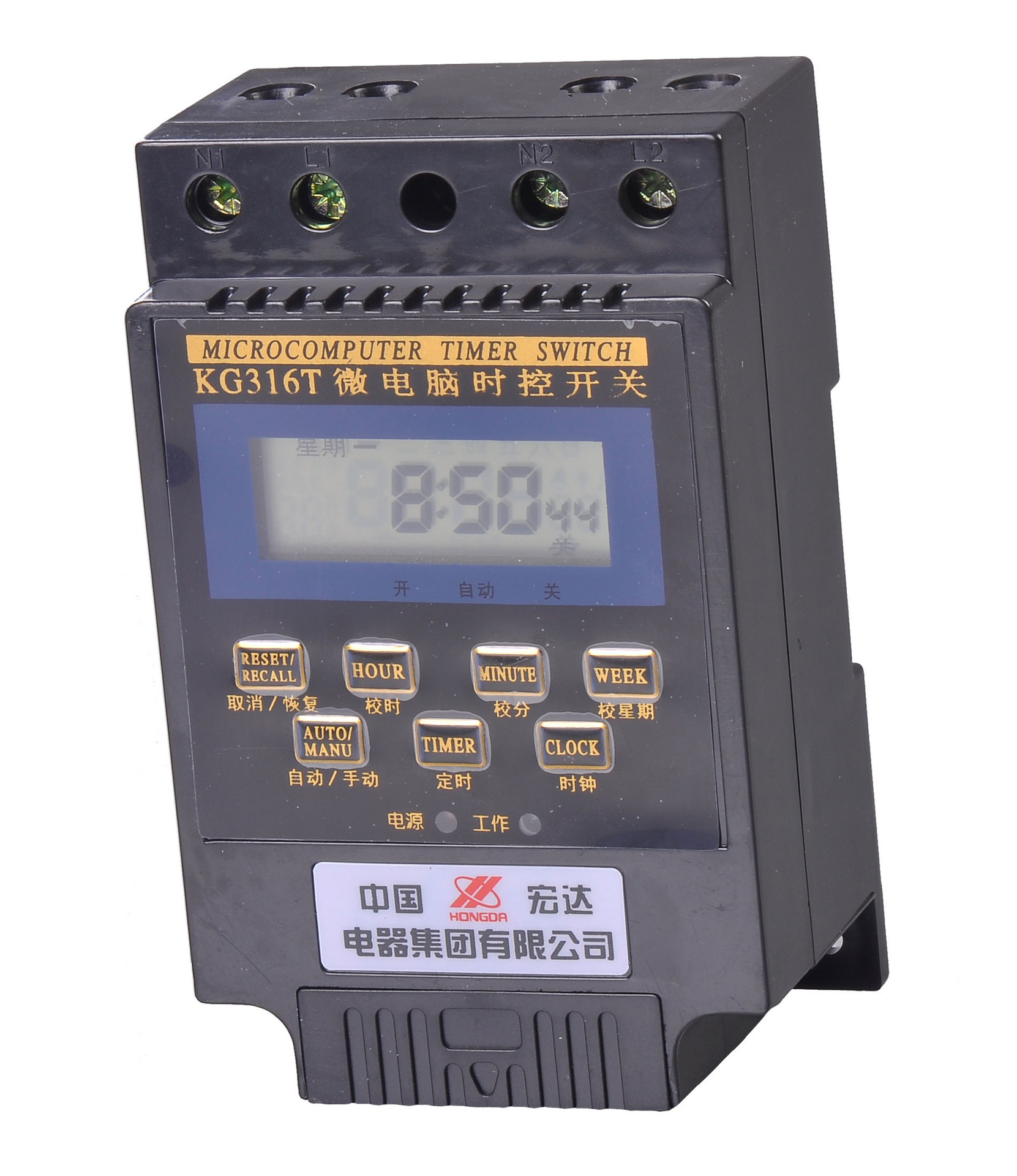 三相kg316t微电脑时控开关 380v定时器 路灯控制器 增氧机控制器